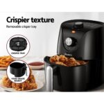 Devanti Air Fryer 2.5L Knob Fryers - Image 6