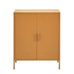 Artiss Buffet Sideboard Metal Cabinet - SWEETHEART Yellow - Image 3