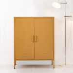 Artiss Buffet Sideboard Metal Cabinet - SWEETHEART Yellow