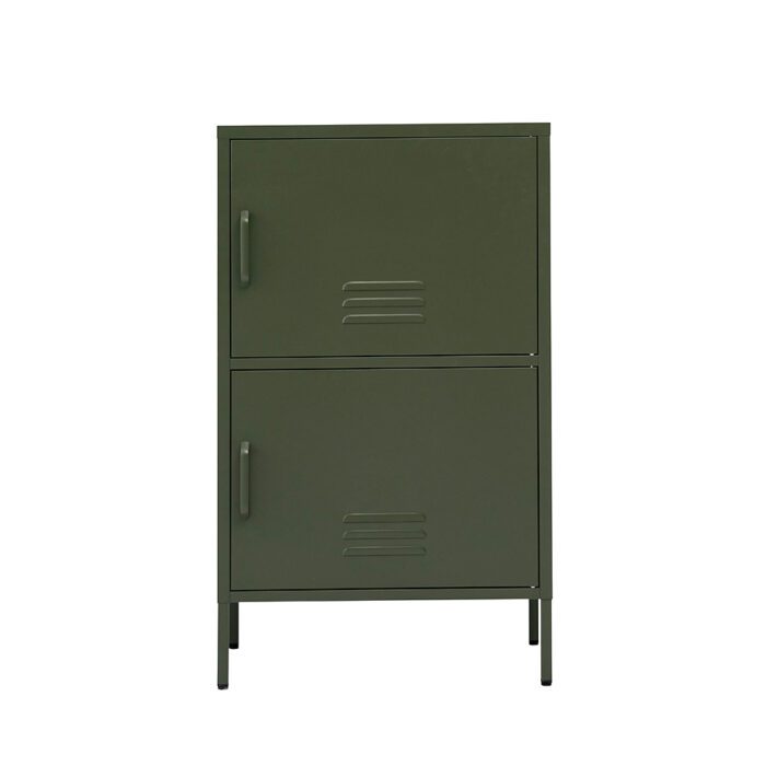Artiss Buffet Sideboard Metal Cabinet - DOUBLE Green - Image 3