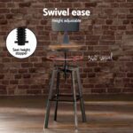 Artiss Bar Table and Stools Set Dining Desk Industrial Kitchen Chairs Cafe Pub - Image 5