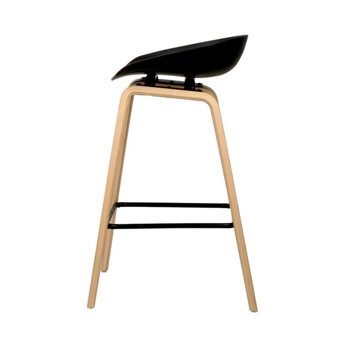 Artiss 2x Bar Stools Wooden - Image 4