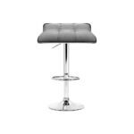 Artiss 4x Bar Stools Linen Padded Gas Lift - Image 3