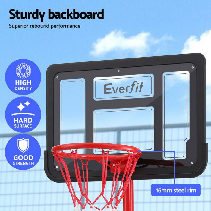 Everfit 1.6M Kids Basketball Hoop Stand System Portable - Image 5