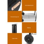 Grillz BBQ Grill 2-In-1 Offset Charcoal Smoker - Image 6
