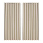 Artiss 2X Blockout Curtains Eyelet 300x230cm Beige