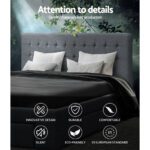 Artiss Bed Frame Queen Size with 4 Drawers Grey AVIO - Image 5