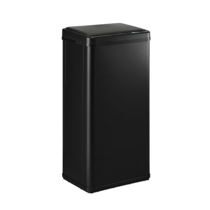 Oikiture 50L Motion Sensor Bin Automatic Rubbish Trash Can Black