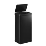 Oikiture 50L Motion Sensor Bin Automatic Rubbish Trash Can Black - Image 9
