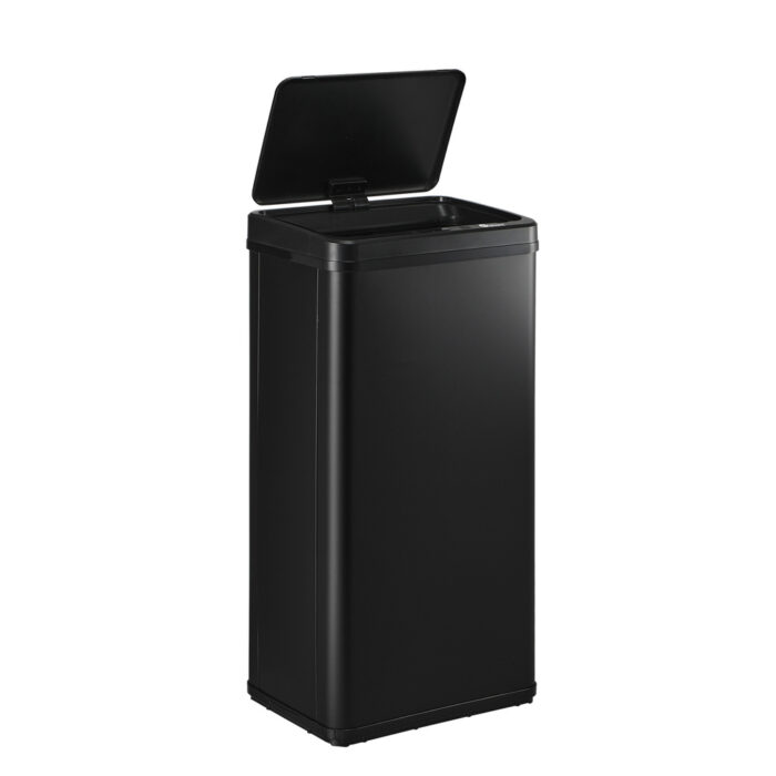 Oikiture 50L Motion Sensor Bin Automatic Rubbish Trash Can Black - Image 9