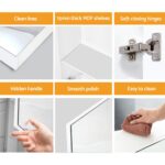 Cefito Bathroom Vanity Mirror with Storage Cabinet - White - Image 6