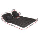 Weisshorn Car Mattress 175x130 Inflatable SUV Back Seat Camping Bed Black - Image 2