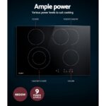 Devanti Electric Ceramic Cooktop 77cm - Image 5