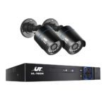 UL-TECH 1080P Security Camera System 4CH DVR with 2 CCTV Bullet Cameras