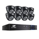 UL-TECH 1080P Security Camera System 8CH DVR with 8 CCTV Dome Cameras