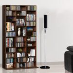 Artiss Bookshelf CD Storage Rack - BERT Walnut