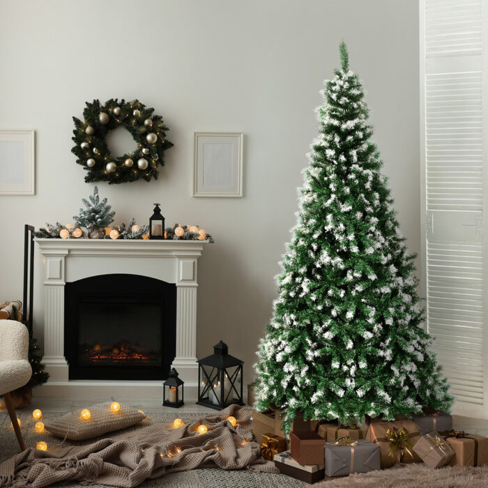 Tinseltown Christmas Tree 2.1M 7FT Snowy Green 1000 tips - Image 7