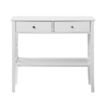 Oikiture Console Table Wooden Hallway Display Stand - Image 3