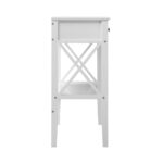 Oikiture Console Table Wooden Hallway Display Stand - Image 2