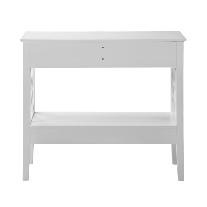 Oikiture Console Table Wooden Hallway Display Stand - Image 4