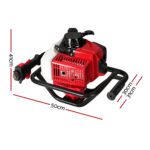 Giantz Post Hole Digger Motor Only Engine Petrol Red - Image 2