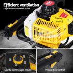 Giantz Post Hole Digger Motor Only Petrol Engine Yellow - Image 5