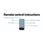 Devanti Aroma Diffuser Aromatherapy Dark Wood 400ml - Image 6