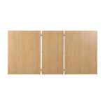 Oikiture 160cm Extendable Dining Table with 6PCS Crossback Chairs White - Image 7