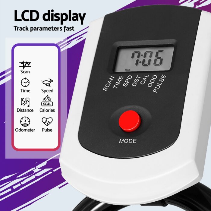 Everfit Spin Bike Exercise Bike 10kg Flywheel Fitness Home Gym 150kg capacity - Image 4