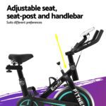 Everfit Spin Bike Exercise Bike 10kg Flywheel Fitness Home Gym 150kg capacity - Image 5