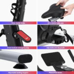 Everfit Exercise Bike Spin Bike Electromagnetic Smart Home Fitness 24-Level Resistance 120kg Bluetooth - Image 6