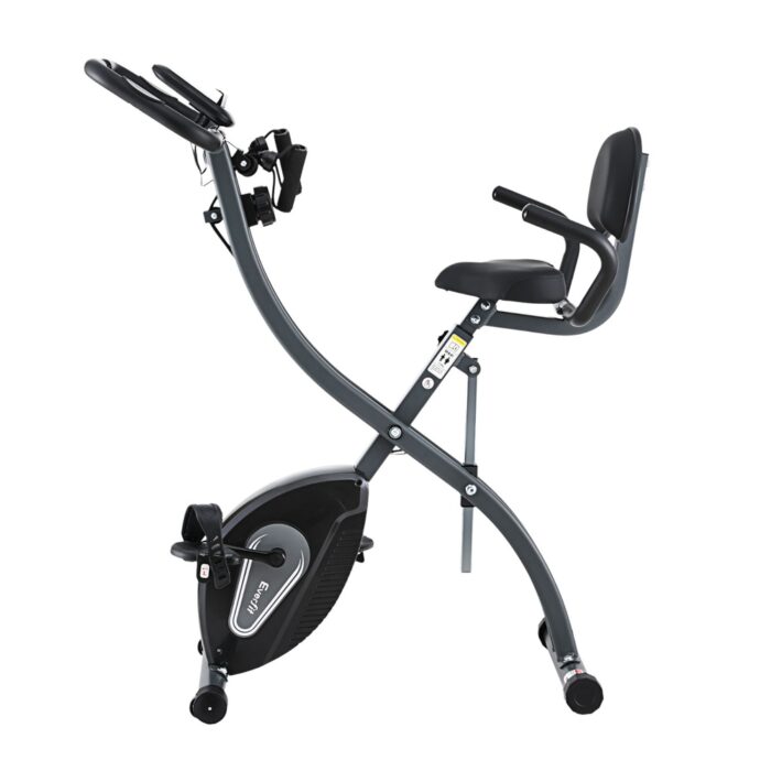 Everfit Folding Exercise Bike Magnetic X-Bike Aerobic Trainer Indoor Cycling - Image 3