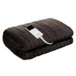 Giselle Bedding Electric Throw Blanket - Chocolate - Image 2