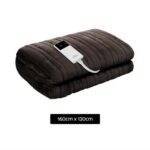 Giselle Bedding Electric Throw Blanket - Chocolate - Image 3