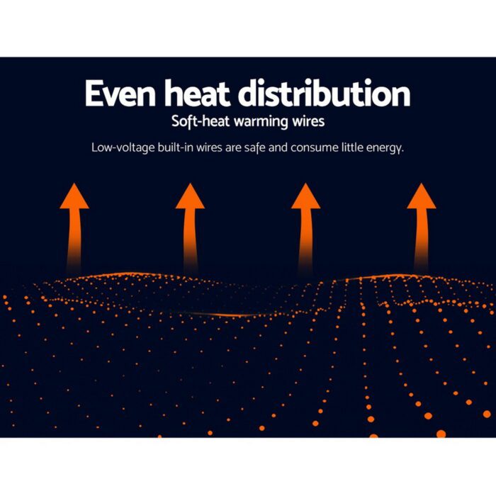 Giselle Bedding Electric Throw Blanket - Chocolate - Image 6