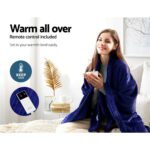 Giselle Bedding Electric Throw Blanket - Navy - Image 4