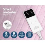 Giselle Electric Throw Rug Heated Blanket Fleece Pink - Image 5