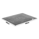 Bedra Electric Heated Throw Rug Washable Silver - Image 4