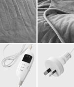 Bedra Electric Heated Throw Rug Washable Silver - Image 6