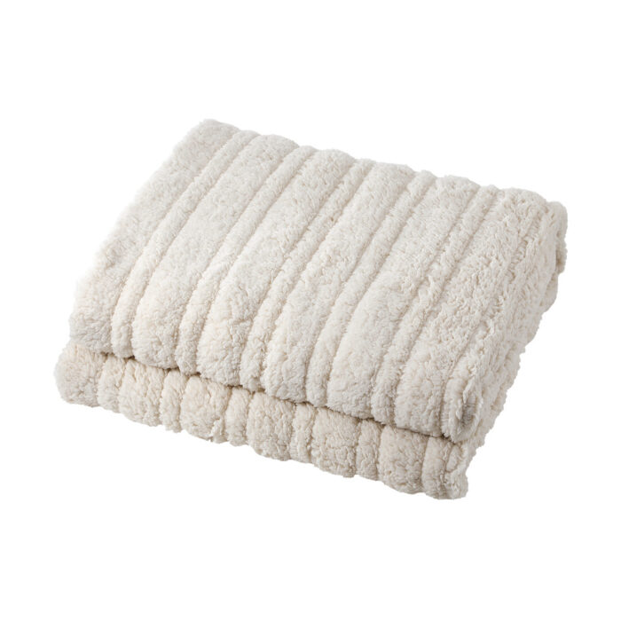 Bedra Heated Throw Rug Blanket Washable Sherpa Flannel - Image 3