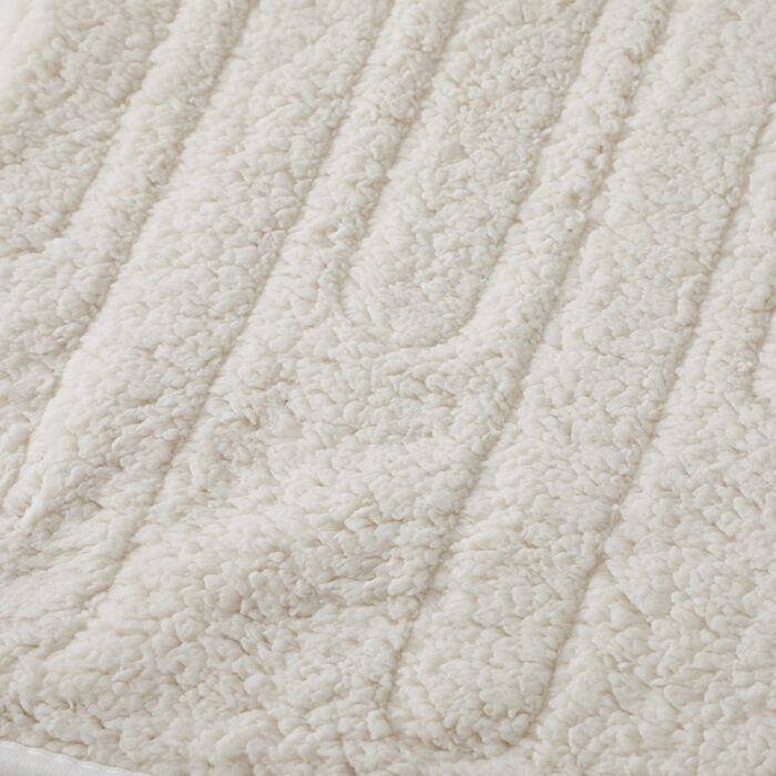 Bedra Heated Throw Rug Blanket Washable Sherpa Flannel - Image 7