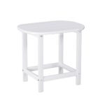 Gardeon Outdoor Coffee Side Table HDPE Desk Patio Furniture Camping Garden White