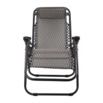 Gardeon Zero Gravity Chair Folding Outdoor Recliner Adjustable Sun Lounge Camping Grey - Image 3