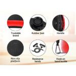 Everfit Vibration Machine Platform Vibrator Resistance Rope Home Fitness Red - Image 5