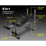 Everfit Weight Bench 8 in 1 Bench Press Adjustable Home Gym Station 200kg - Image 3