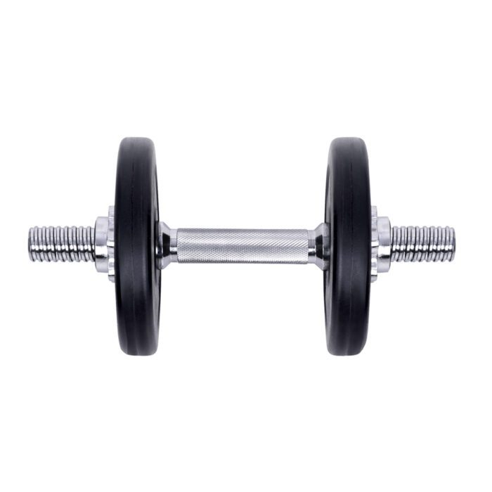 Everfit 15kg Dumbbell Set Weight Plates Dumbbells Lifting Bench - Image 3
