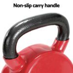 Everfit 24kg Kettlebell Weightlifting Bench Dumbbells Kettle Bell Gym Home - Image 4