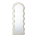 Oikiture Full Length Mirror 160cm Boucle Frame Floor Mirror - Image 7