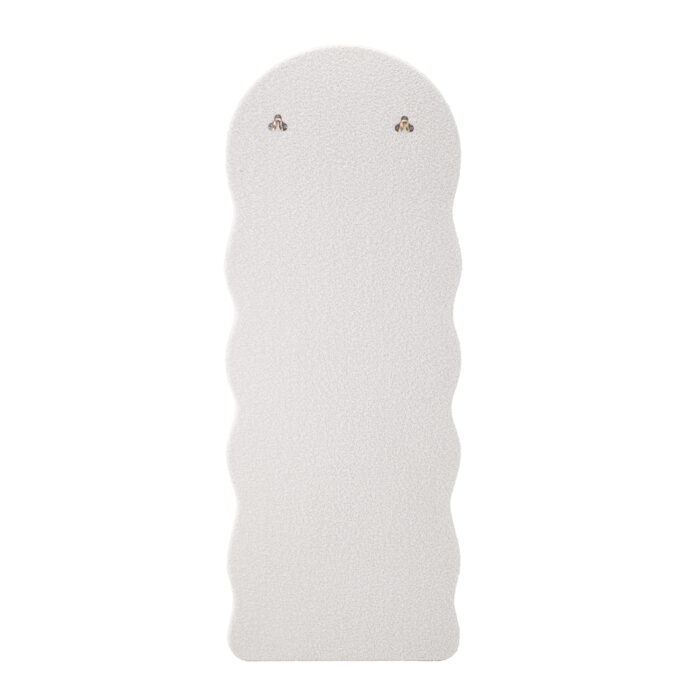 Oikiture Full Length Mirror 160cm Boucle Frame Floor Mirror - Image 4