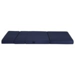 Giselle Foldable Mattress Folding Foam Mattresses Portable Floor Mat Blue Double - Image 3